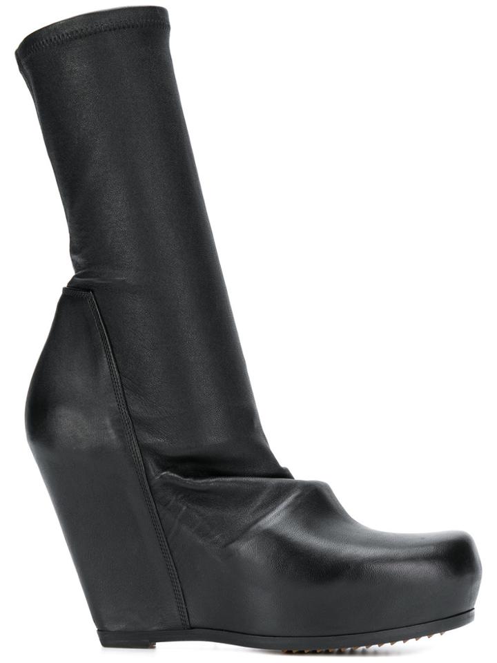 Rick Owens Modern Slip-on Ankle Boot - Black