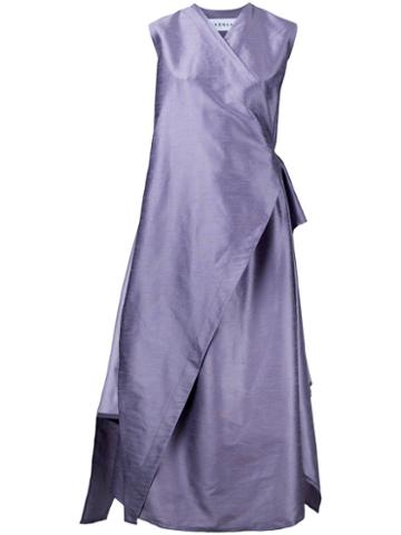 Bintthani - Wrap Dress - Women - Silk - S, Pink/purple, Silk