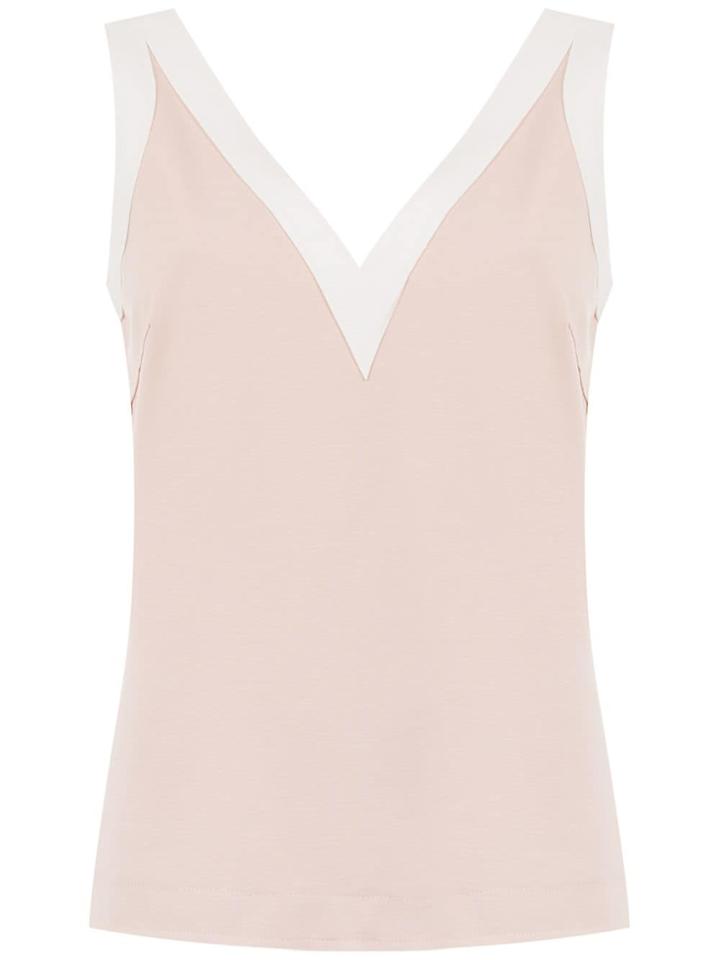 Mara Mac V-neck Top - Pink