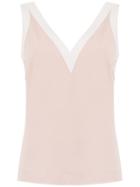 Mara Mac V-neck Top - Pink