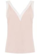 Mara Mac V-neck Top - Pink