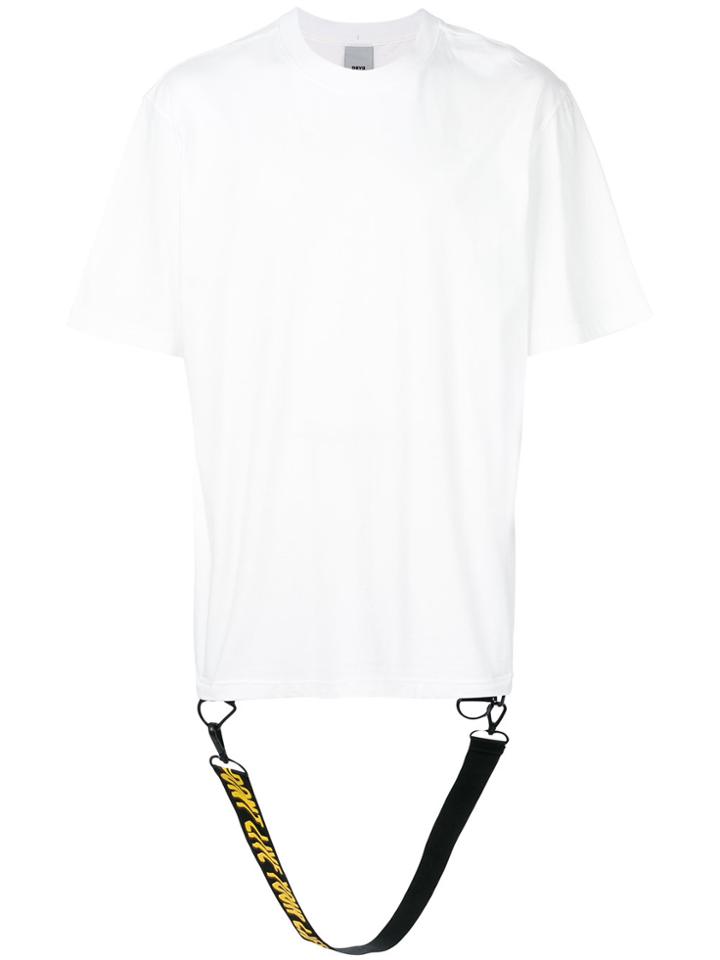 Damir Doma Branded Strap T-shirt - White