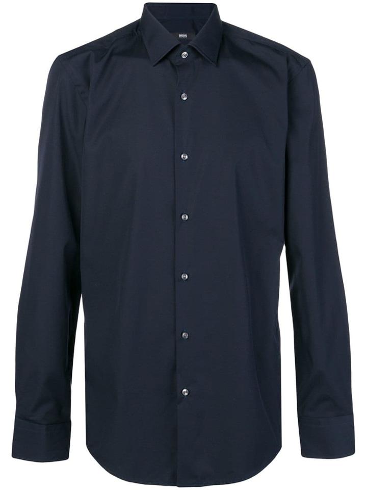 Boss Hugo Boss Classic Longsleeved Shirt - Blue