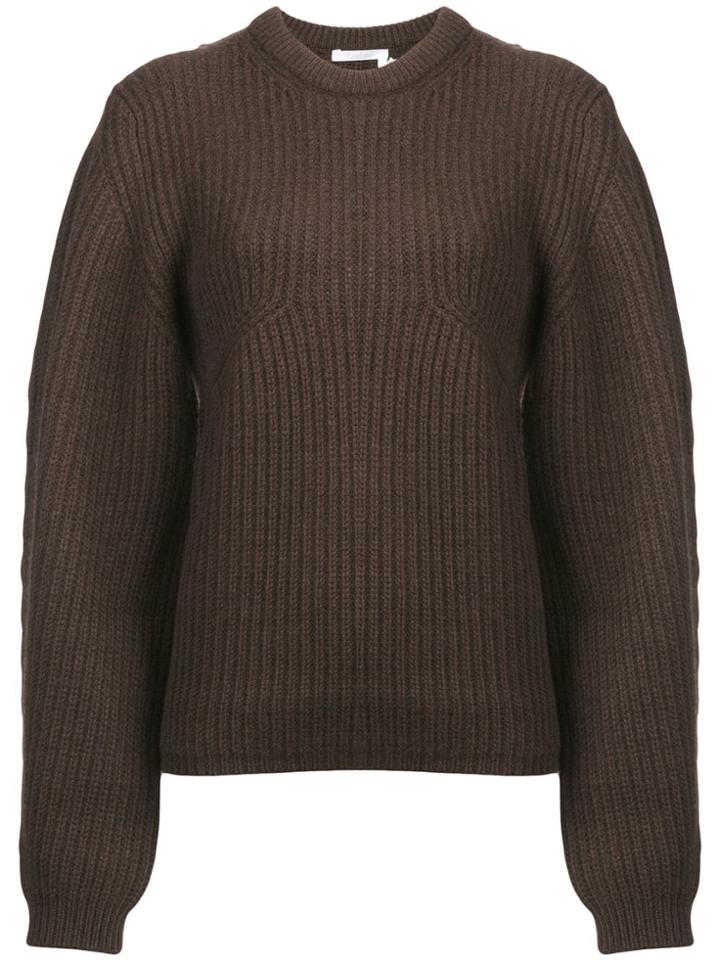 Chloé Oversized Jumper - Brown