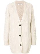 Dorothee Schumacher Cable-knit Cardigan - Nude & Neutrals