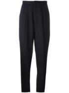 Saint Laurent 'iconic Le Smoking' Tube Trousers, Women's, Size: 38, Black, Cotton/wool
