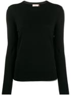 Tory Burch Colour Block Jumper - Black