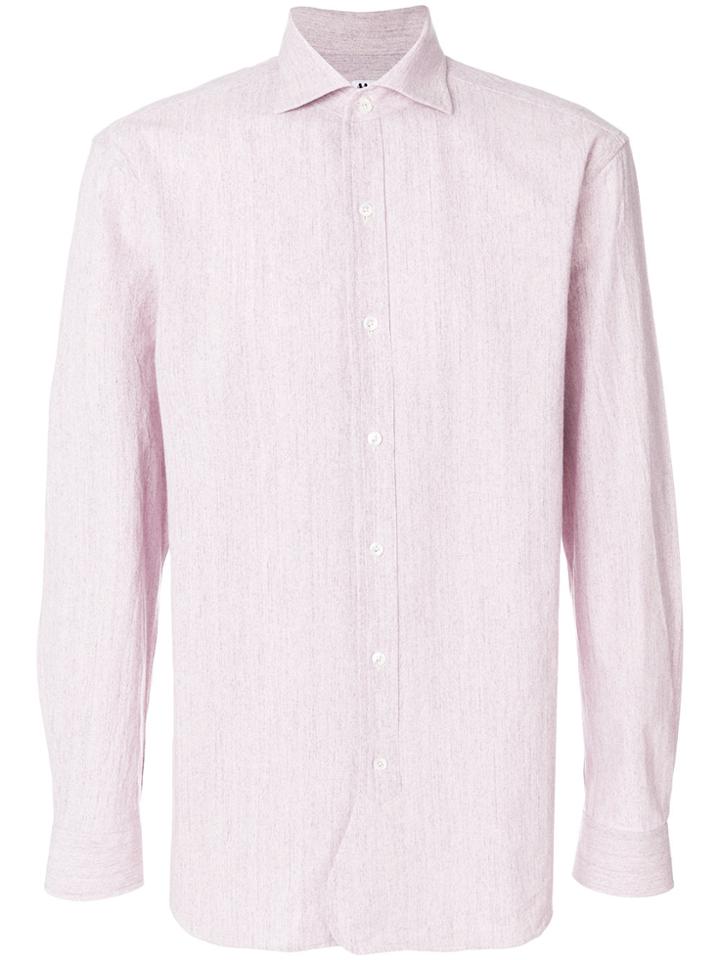 Doppiaa Long Sleeved Shirt - Pink & Purple