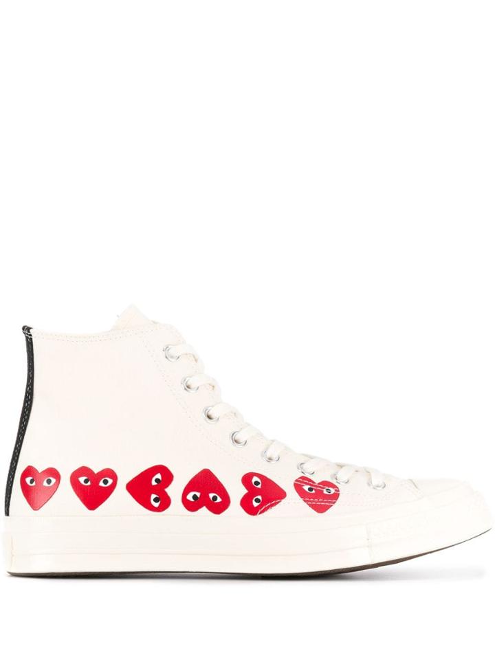 Comme Des Garçons Play X Converse Chuck Taylor High-top Sneakers -