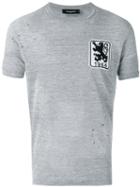 Dsquared2 - Chest Motif T-shirt - Men - Cotton/viscose - M, Grey, Cotton/viscose