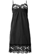 Nº21 Lace Cami-top-like Dress - Black