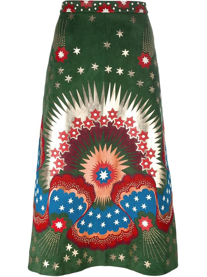 Valentino 'star Studded' Skirt
