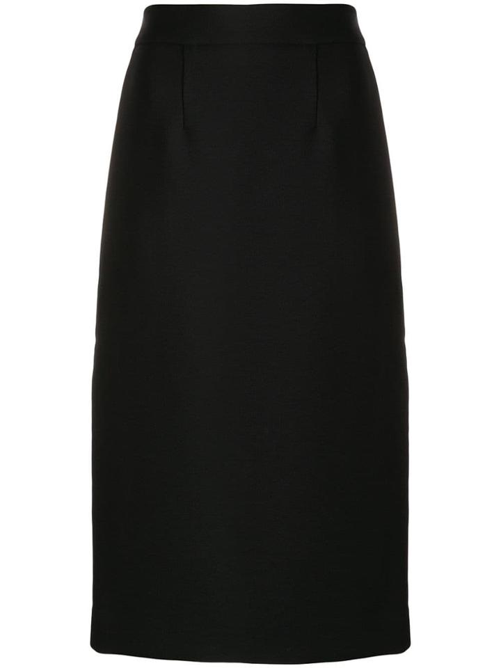 P.a.r.o.s.h. Side Stripe Pencil Skirt - Black