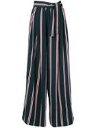 Tome Striped Palazzo Trousers - Green