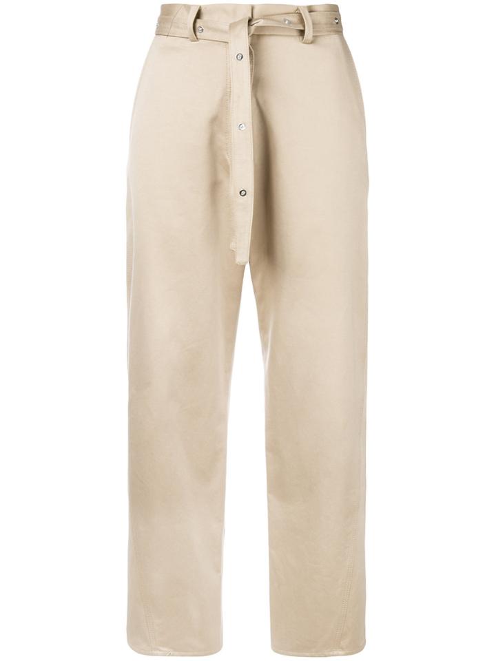 Hache High Waist Trousers - Nude & Neutrals