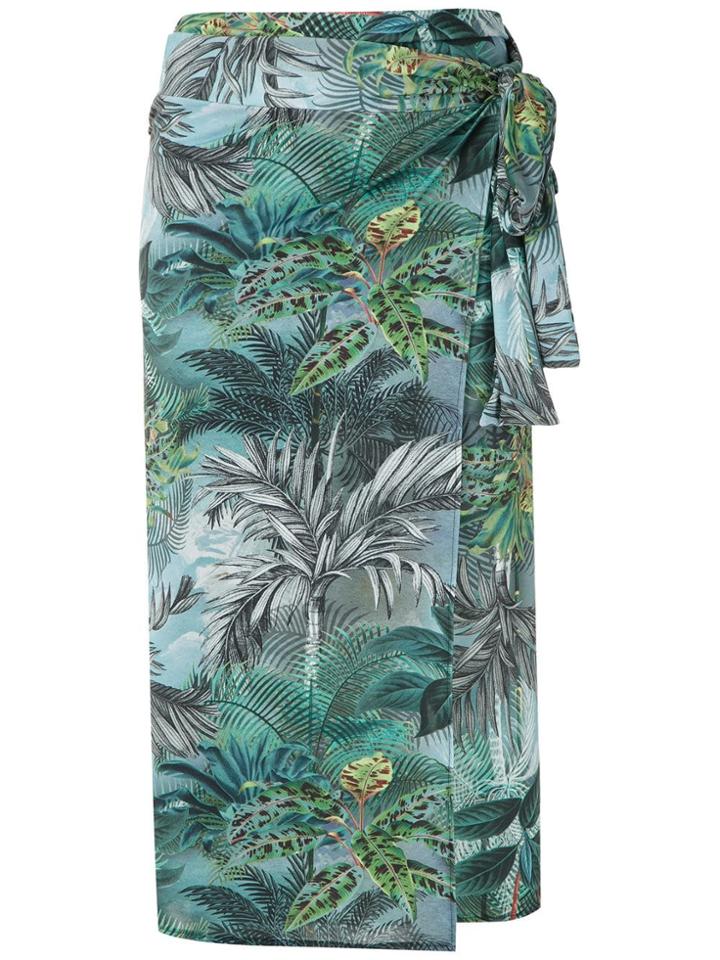 Lygia & Nanny Orixá Printed Sarong - Green