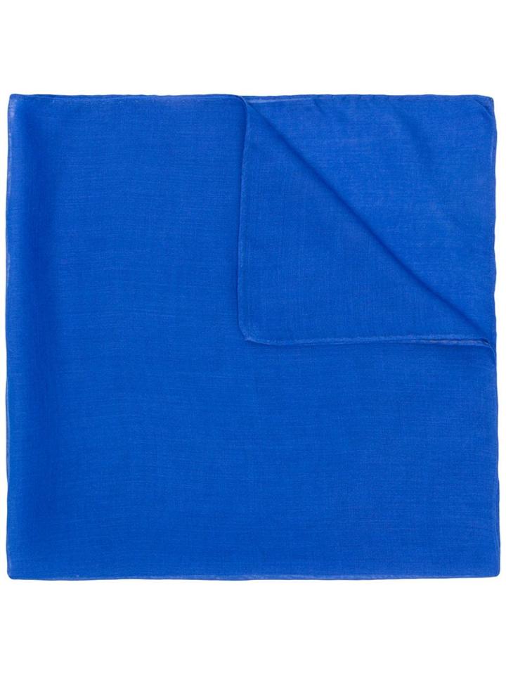 Moschino Bear Print Scarf - Blue