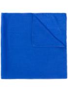 Moschino Bear Print Scarf - Blue