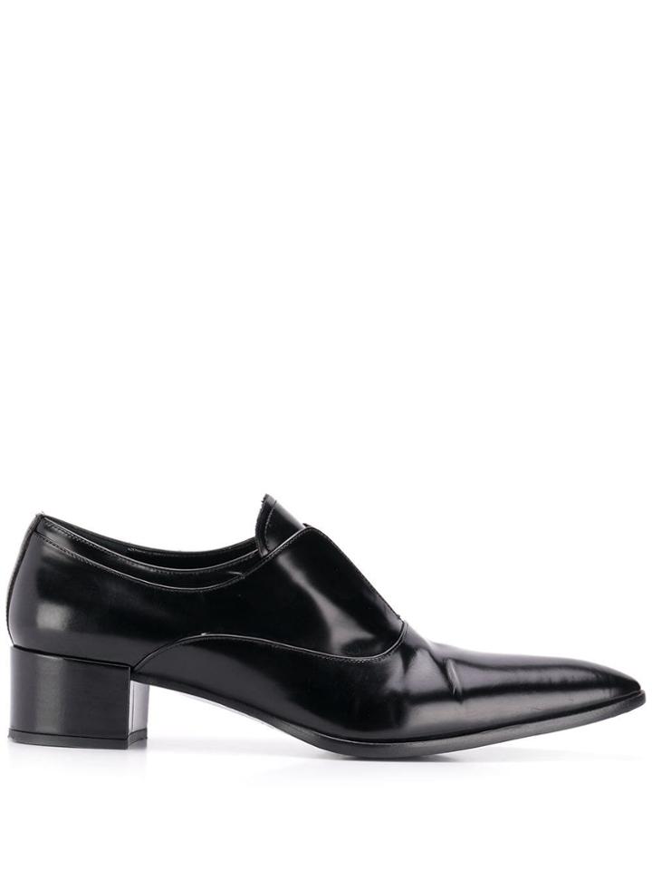 Prada Vintage 2000's Pointed Toe Loafers - Black