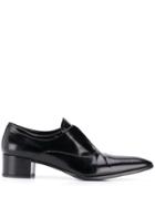 Prada Vintage 2000's Pointed Toe Loafers - Black