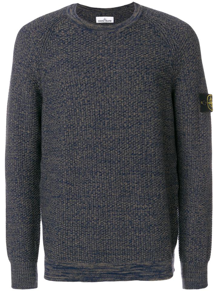 Stone Island Fisherman Knit Sweater - Blue
