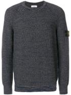 Stone Island Fisherman Knit Sweater - Blue
