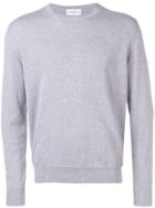 Ballantyne Knit Crew Neck Sweater - Grey