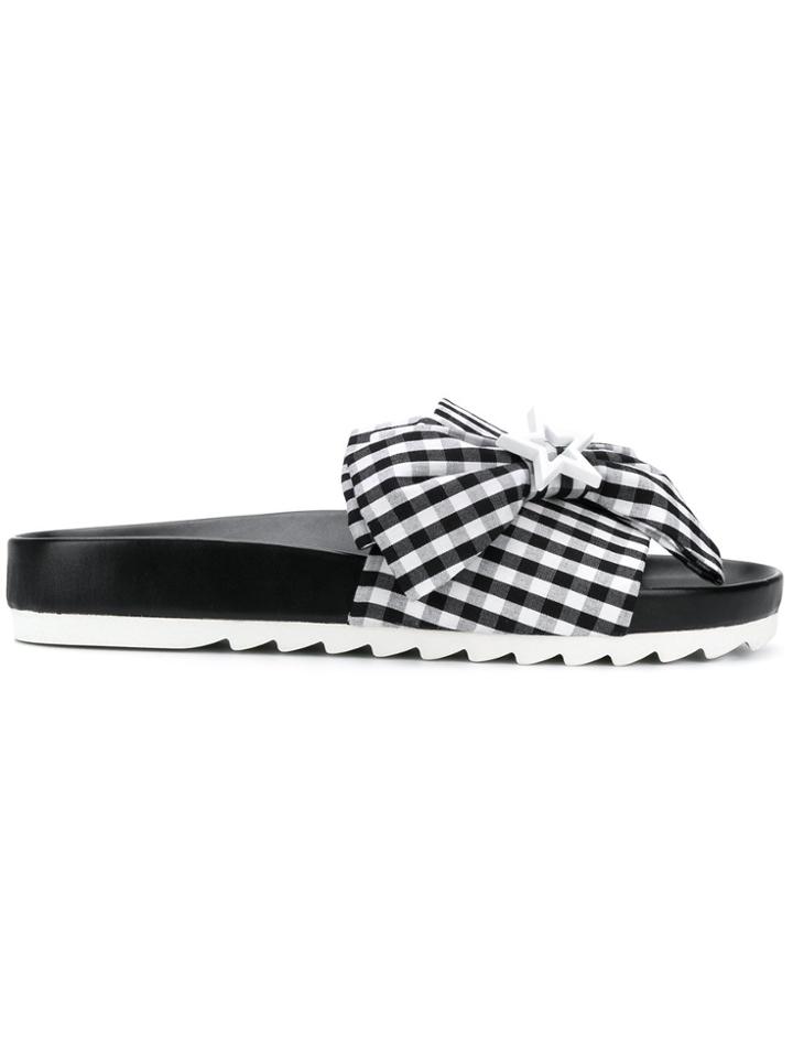 Twin-set Checked Mules - Black