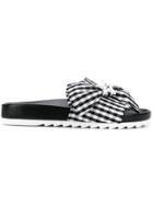 Twin-set Checked Mules - Black
