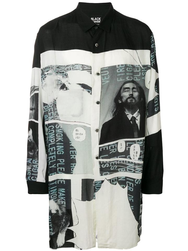 Yohji Yamamoto Comic Print Shirt - Grey
