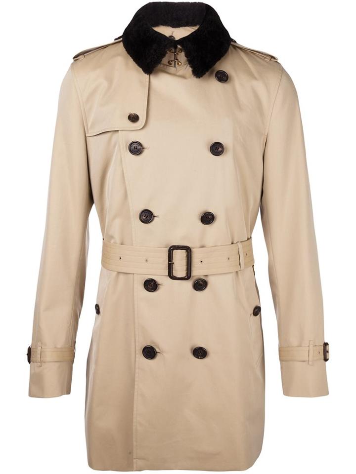 Burberry Trim Detail Trench Coat