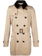 Burberry Trim Detail Trench Coat