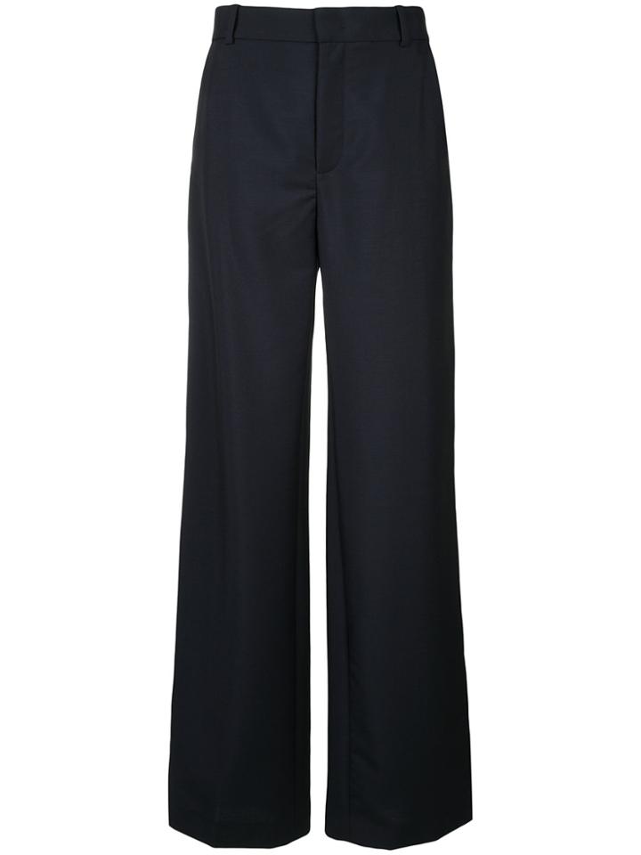 Zimmermann Striped Palazzo Trousers - White