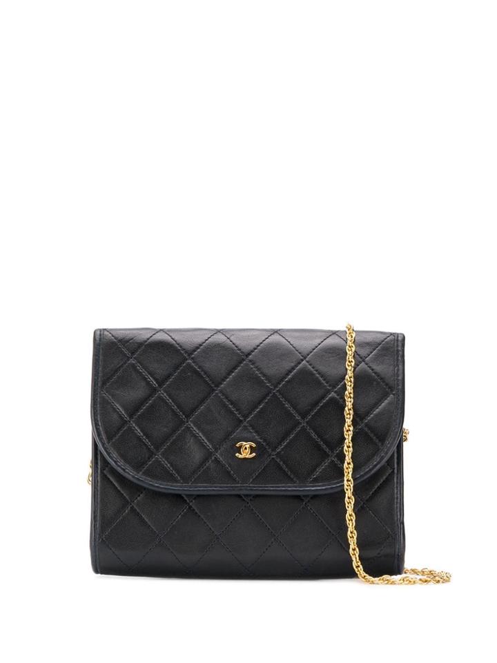 Chanel Pre-owned Chanel Vintage Evening Bag 80s - Black