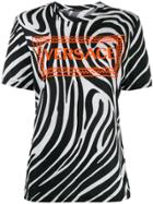 Versace Zebra Print T-shirt - Black