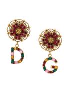 Dolce & Gabbana Dg Drop Earrings - Gold