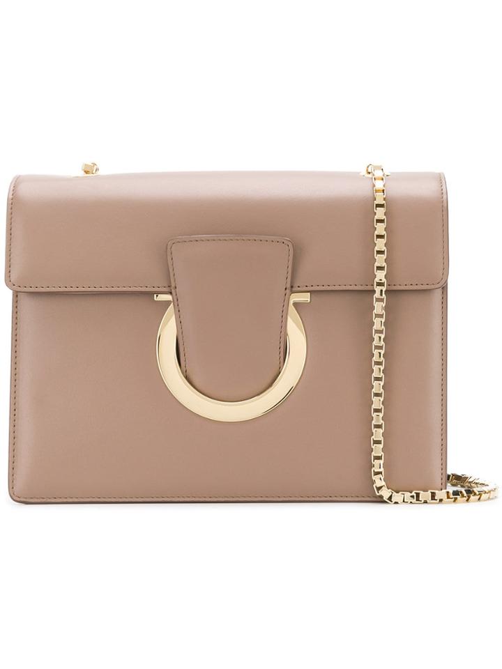 Salvatore Ferragamo Thalia Shoulder Bag - Neutrals