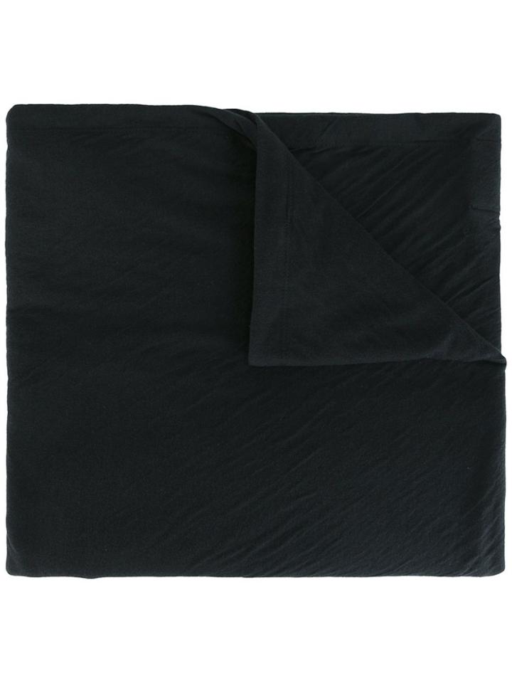 Thom Krom Raw Edge Scarf - Black