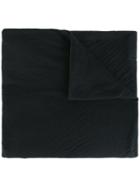 Thom Krom Raw Edge Scarf - Black