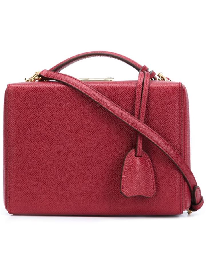Mark Cross Small 'grace' Box Bag, Women's, Red