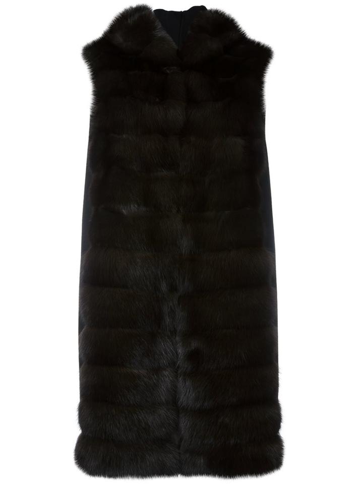 Manzoni 24 Sleeveless Hooded Coat