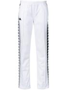 Kappa Side Logo Stripe Track Pants - White