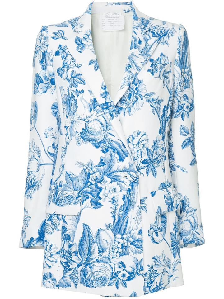 Oscar De La Renta Oscar De La Renta 19rn516ftgblu Blue Natural