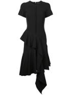 Josie Natori Ruffle Detail Dress - Black