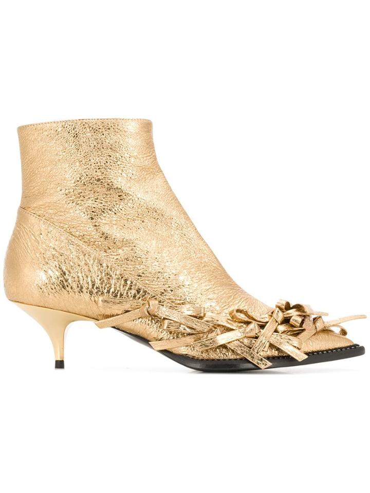 No21 No21 8212 Vulcano Mekong Leather/fur/exotic Skins->leather - Gold