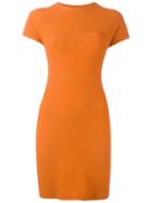 Romeo Gigli Vintage Ribbed T-shirt Dress