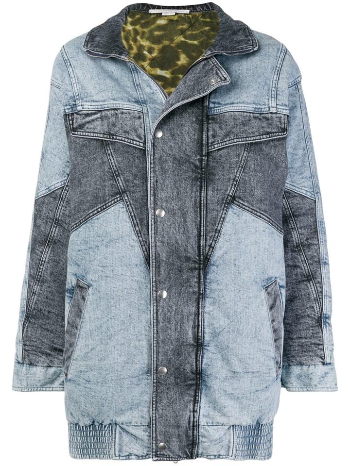 Stella Mccartney Long Denim Jacket - Blue