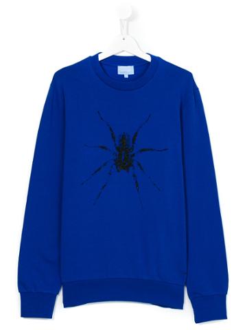 Lanvin Petite Spider Print Sweatshirt - Blue