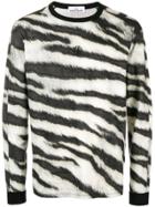 Stone Island Tiger Print Jersey Sweater - Black