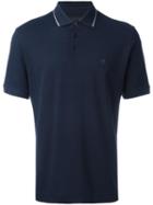 Z Zegna Piquet Polo Shirt, Men's, Size: Medium, Blue, Cotton